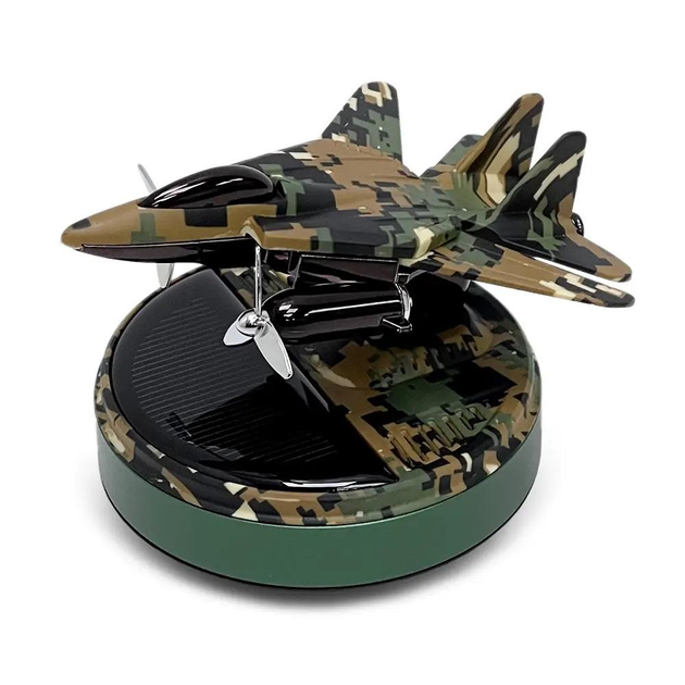 Ароматизатор автомобильный Военный самолет B5 на солнечных батареях (718577)
