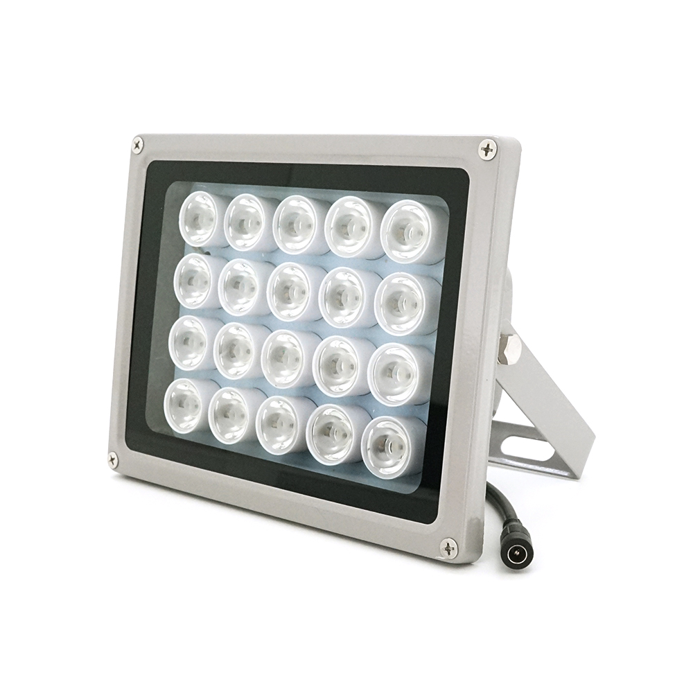 Прожектор направленный Yoso 12V 24W с сумеречным датчиком 15 LED освещение до 40 м влагозащищенный IP66 (30310)