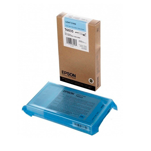 Картридж струменевий Epson T6035 для SP-7880/9880 220 мл Light Cyan (C13T603500) - фото 2