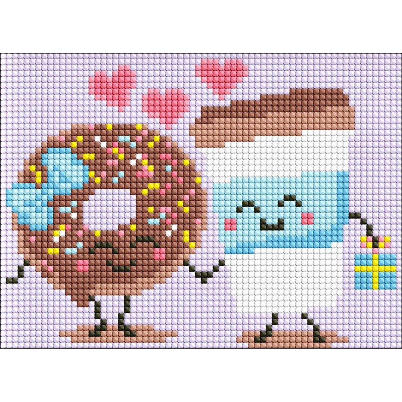 Картина по номерам Ideyka Сладкая пара 40х30 см (VM-127-A-167)