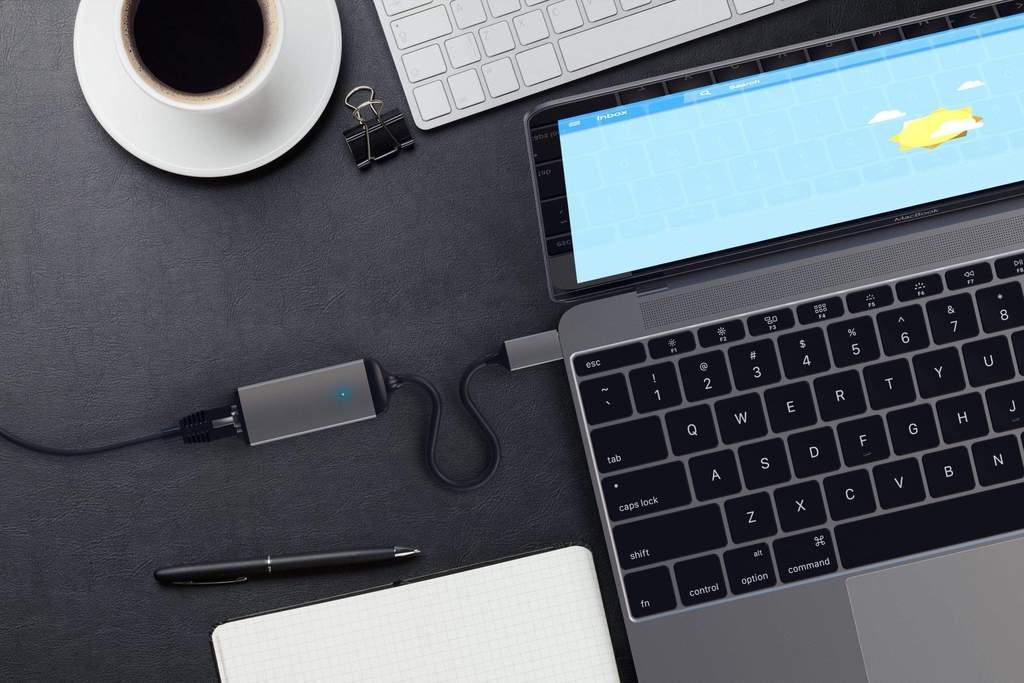 Адаптер Satechi Type-C Ethernet Adapter, Space Gray(ST-TCENM) - фото 5