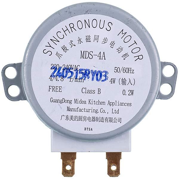 Двигатель поддона для СВЧ-печи Electrolux 4055411476 MDS-4A7 4/4,8 r/min 220-240V 4W H шток=12 мм (00000061673)