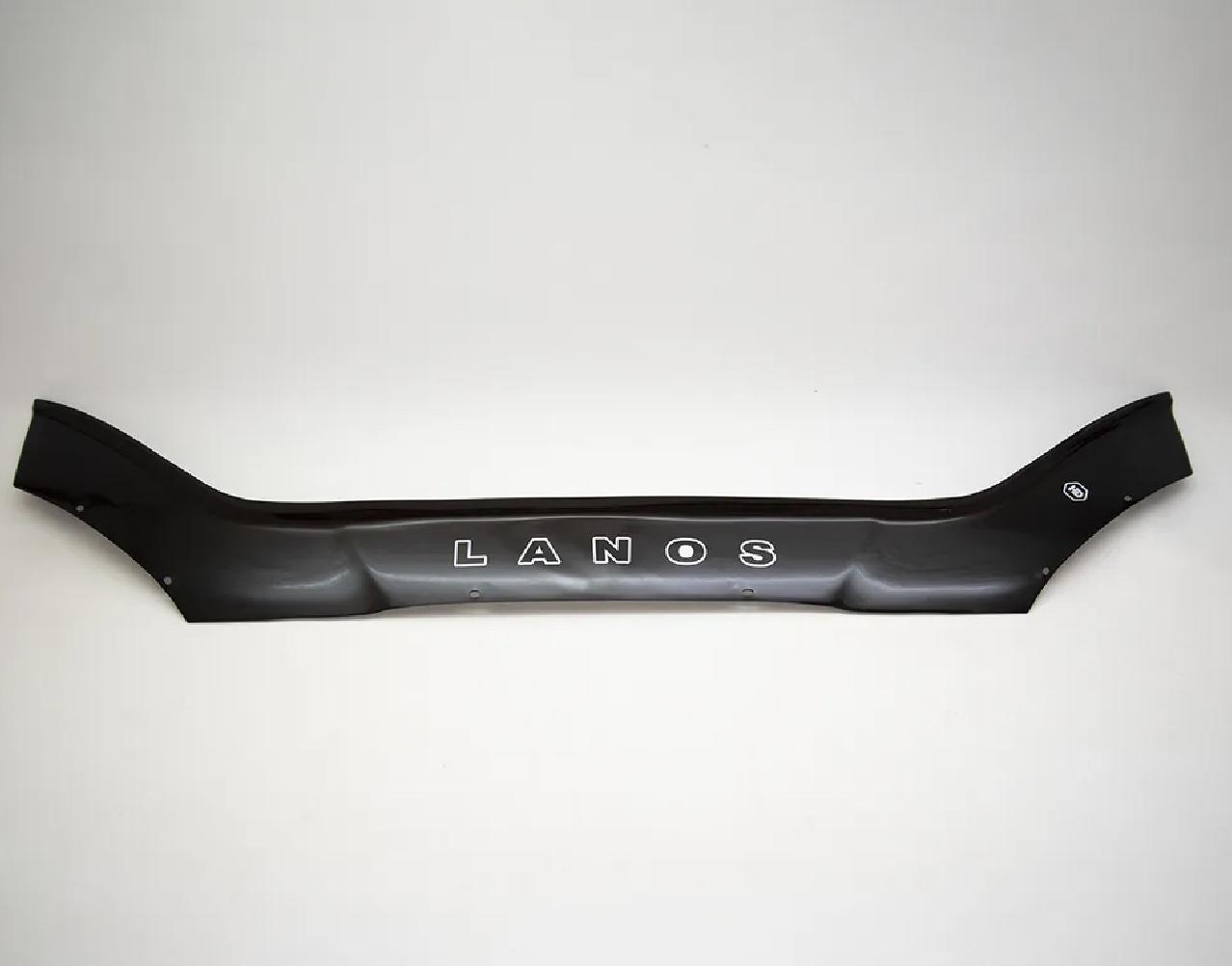 Дефлектор капота на Chevrolet Lanos з 2005 (17598570) Дефлектор капота на Chevrolet Lanos з 2005 (17598570)