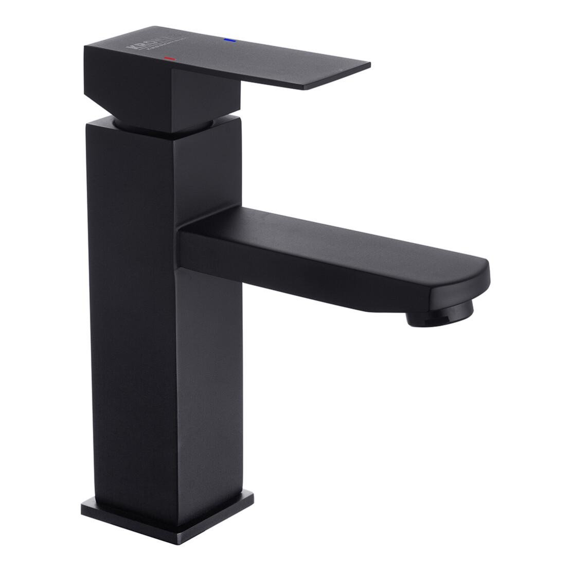 Смеситель для раковины Kroner KRP Edelstahl Kubus SCH010 Черный (CV023010)