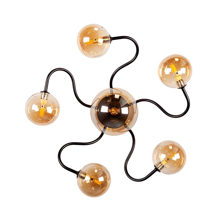 Люстра 752X101F-6 BK/BR Черный/Коричневый - фото 3