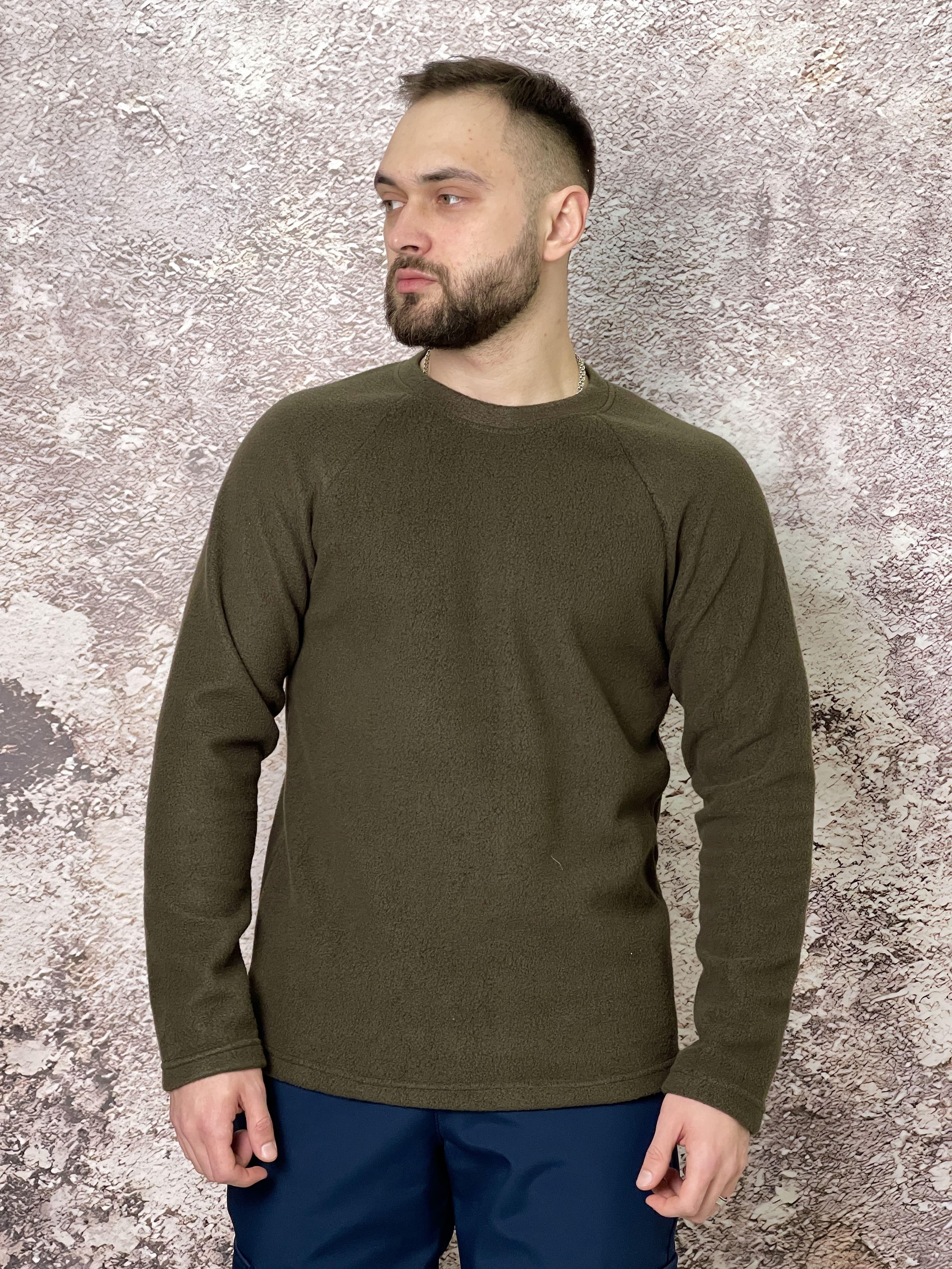 Свитшот мужской флисовый Intruder Хаки (1589543615/L) - фото 2 Свитшот мужской флисовый Intruder Хаки (1589543615/L) - фото 2