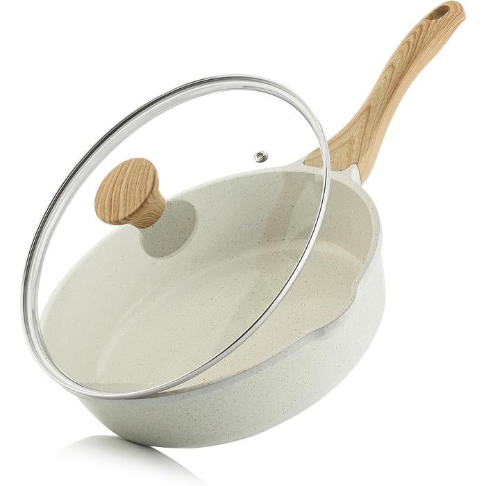 Сковорода Sensarte Sensa алюминий/нержавейка/сталь 28 см Белый (2676167)