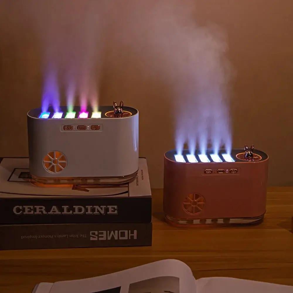 Зволожувач повітря з функцією ароматизаціі Humidifier зволожувач нічник RGB-освітлення 4,5 Вт Білий (541231) - фото 5 Зволожувач повітря з функцією ароматизаціі Humidifier зволожувач нічник RGB-освітлення 4,5 Вт Білий (541231) - фото 5