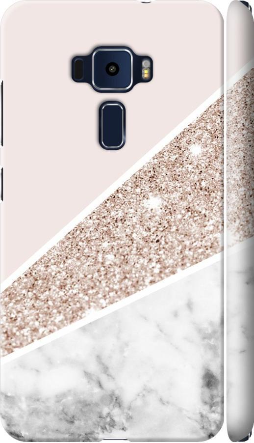 Чехол на Asus Zenfone 3 ZE520KL Пастельный мрамор (4342m-449-42517)