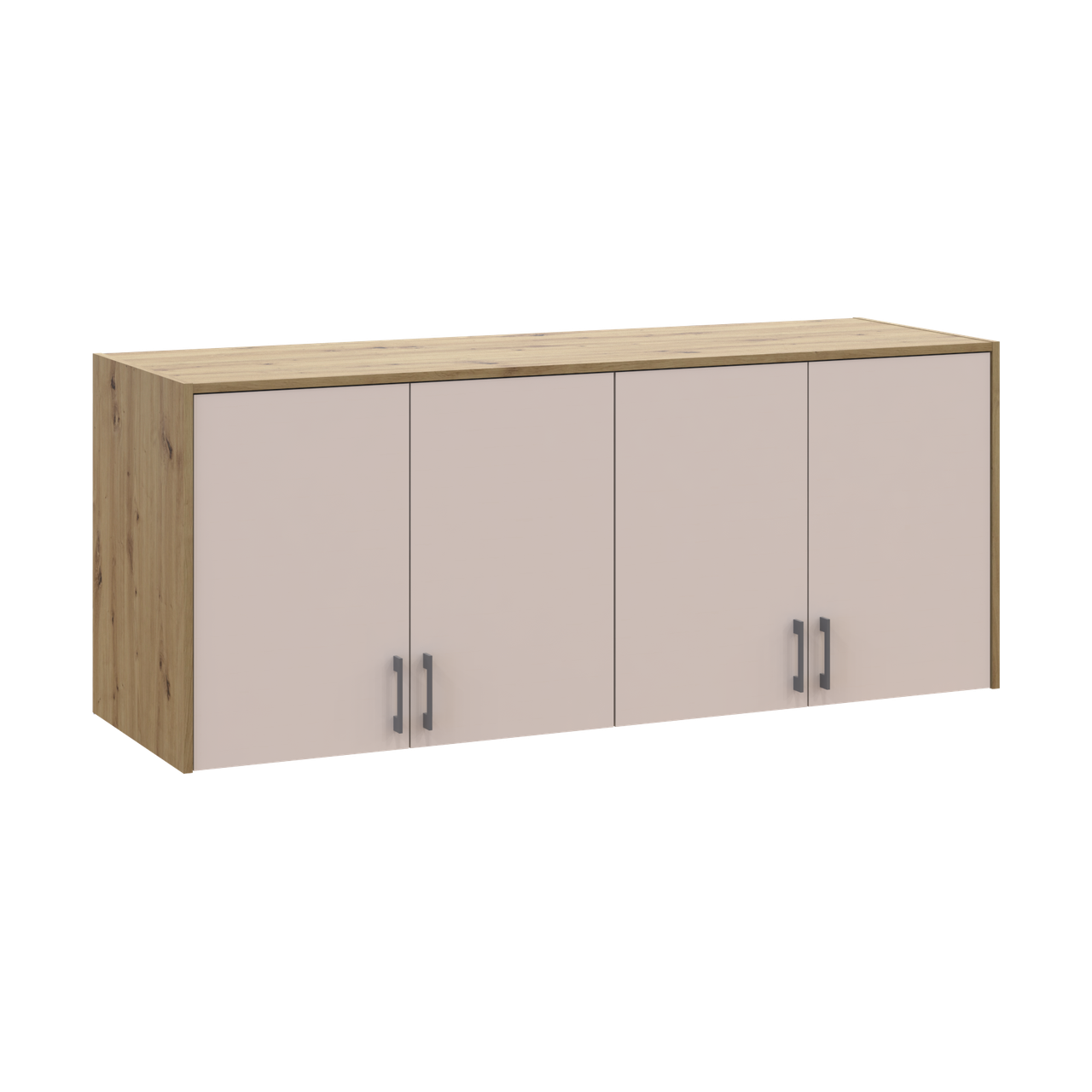 Антресоль висока Doros Ронді 4 ДСП 160х52х65 см Дуб Артізан/Кашемір (41516185) - фото 4 Антресоль висока Doros Ронді 4 ДСП 160х52х65 см Дуб Артізан/Кашемір (41516185) - фото 4