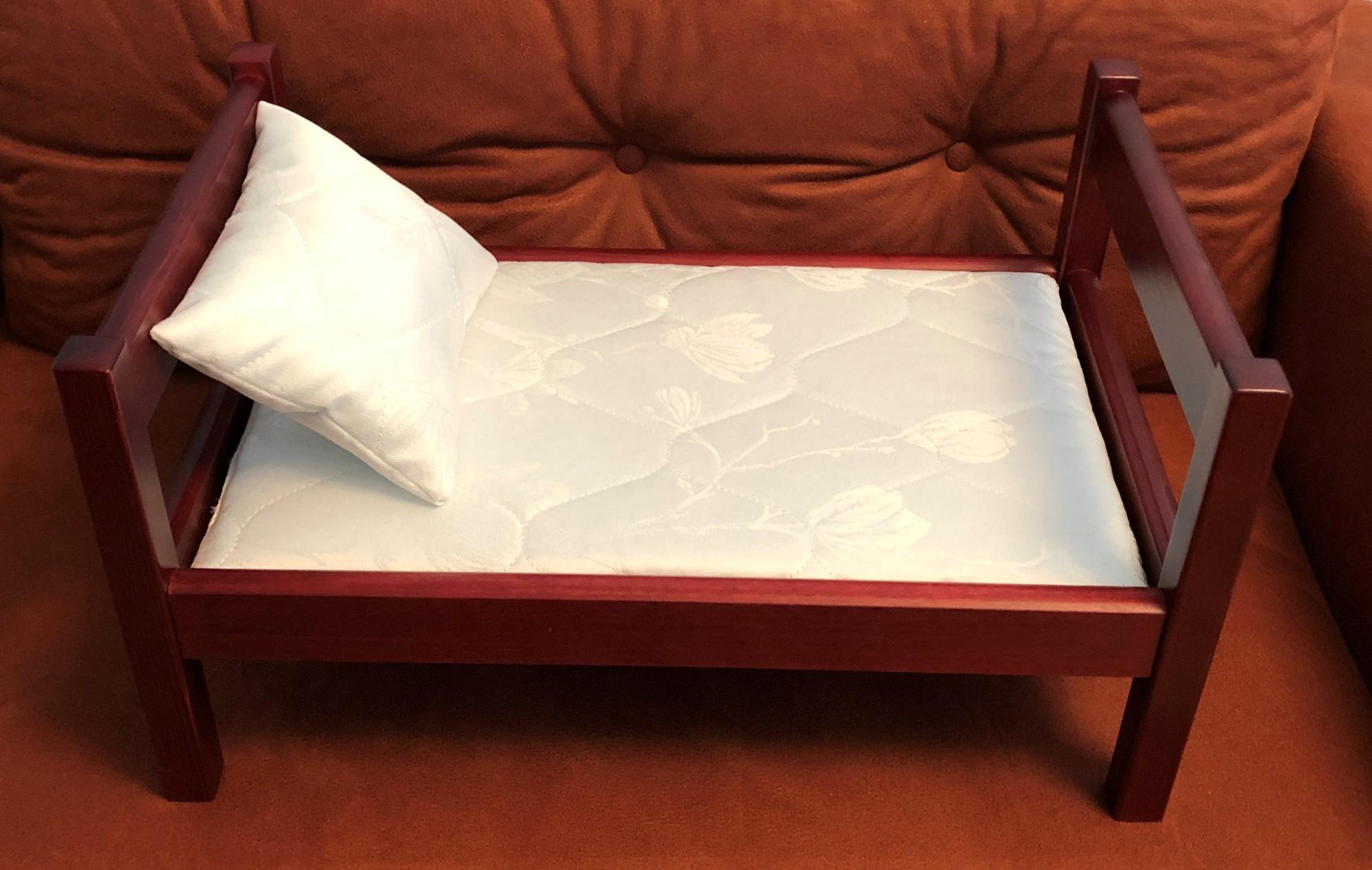 Кроватка для куклы деревянная Скиф ЛДЛ-1 Красное дерево (24053733) - фото 2 Кроватка для куклы деревянная Скиф ЛДЛ-1 Красное дерево (24053733) - фото 2