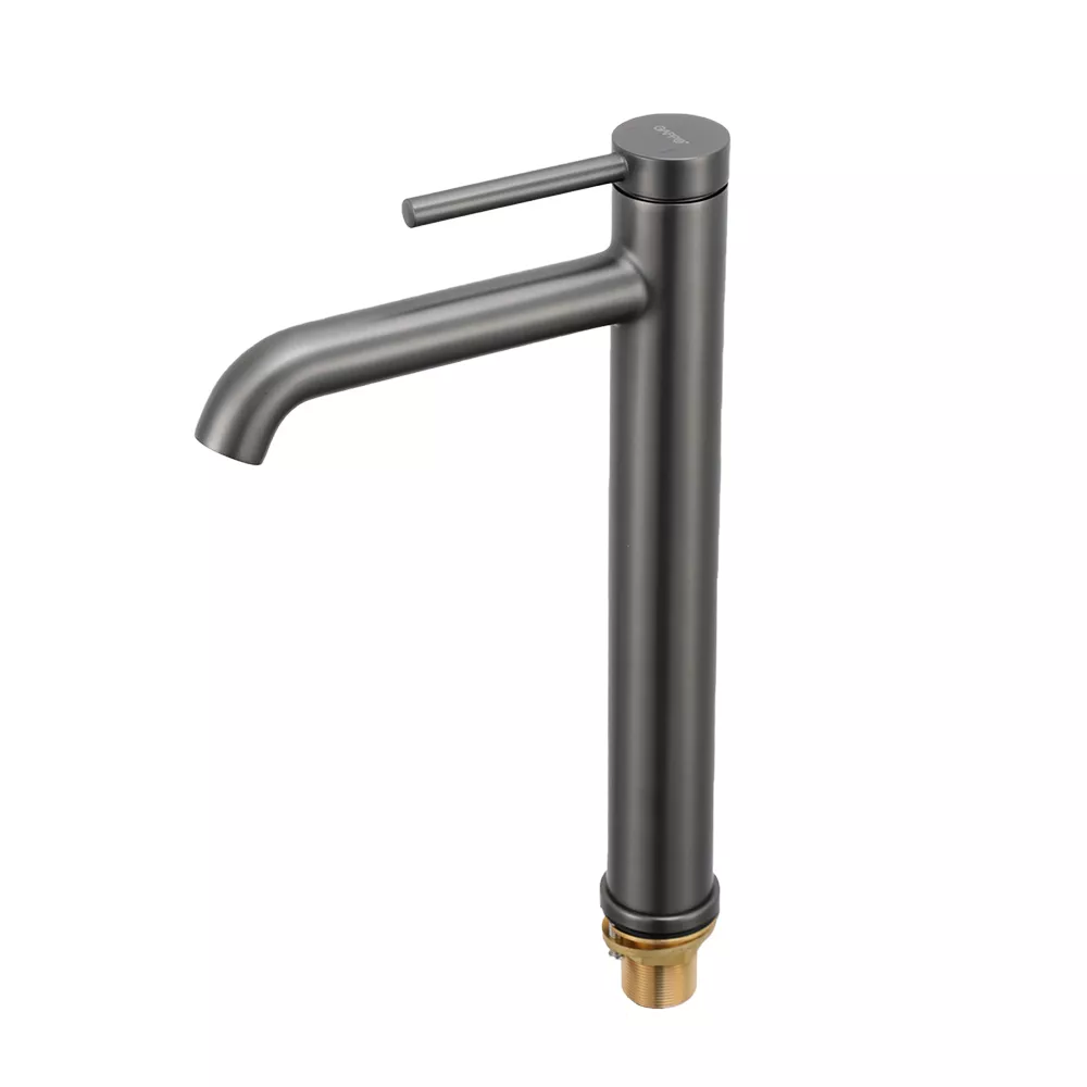 Смеситель для умывальника высокий Gappo G1006-29 Графит (1046761)