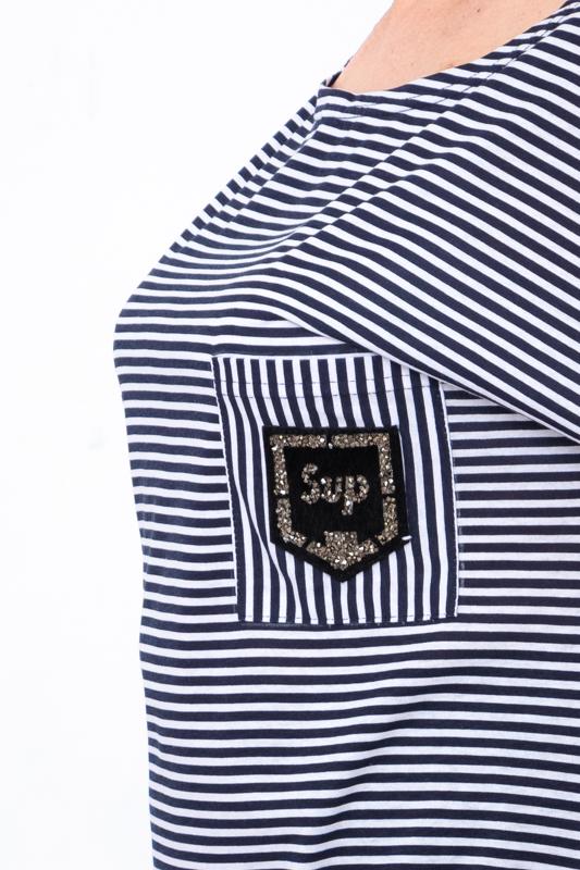 Комплект жіночий Носи Своє бриджі з тунікою р. 60/62 Синій (8113-002) - фото 3