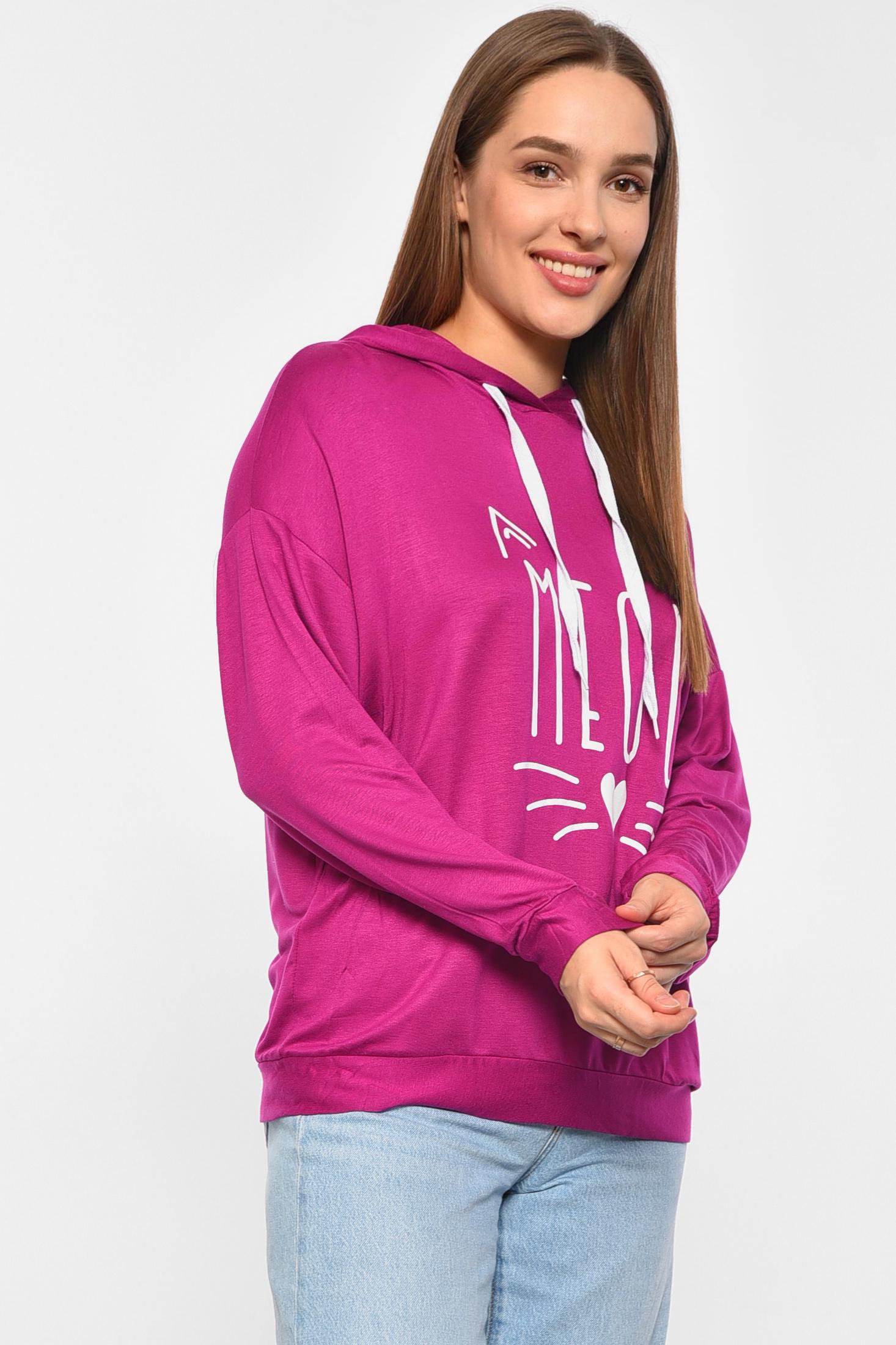 Худи женское M-L Фиолетовый (188009) - фото 2
