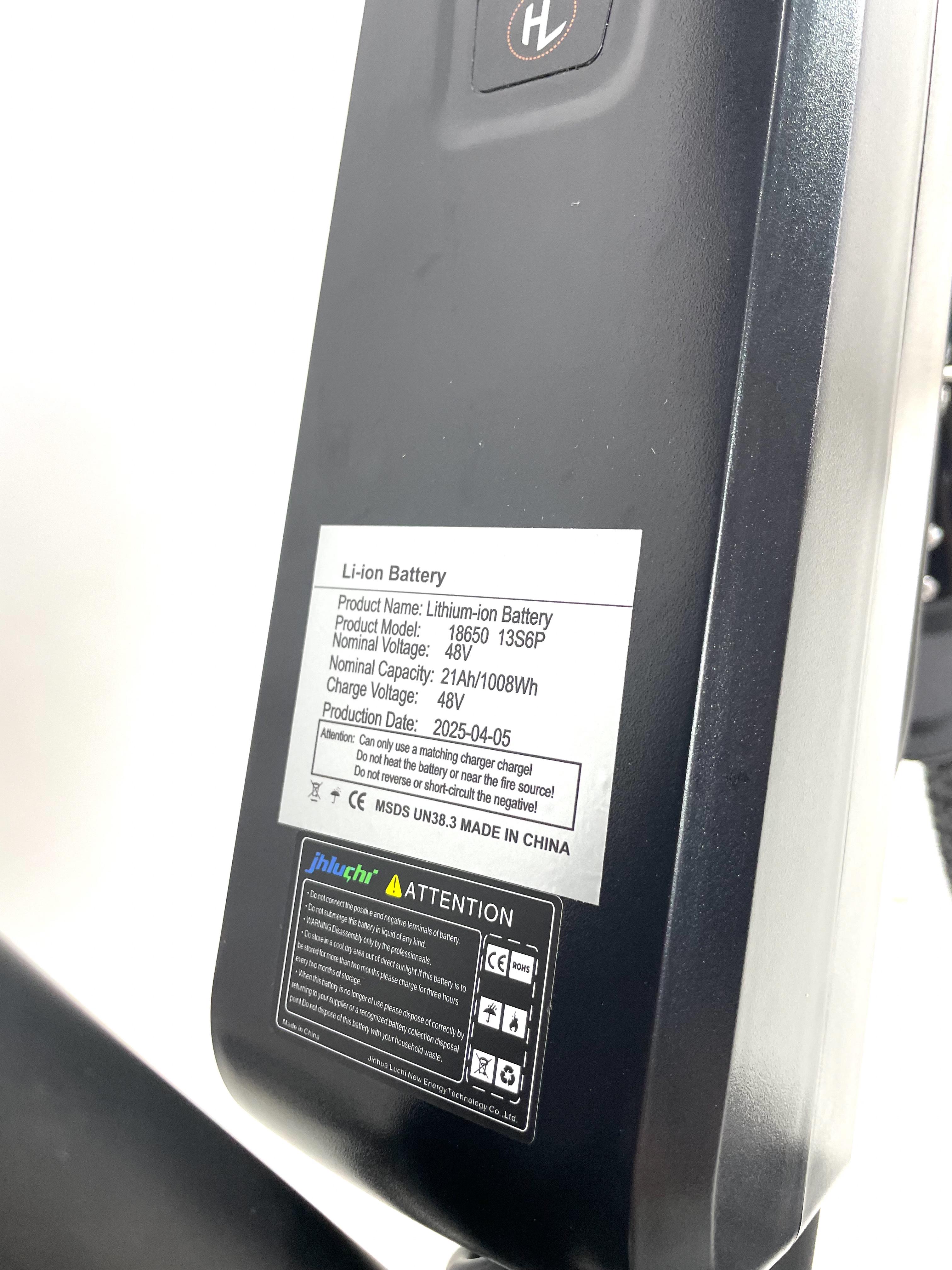 Електровелосипед TESLA E-7 26" 1000W 48V 21Ah задній привід (29116393) - фото 8