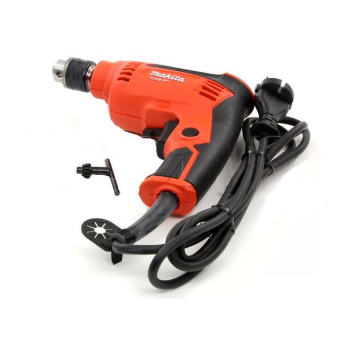 Дрель безударная Makita M6501 (230Вт, 6,5мм) с противоскользящей рукояткой (4335)
