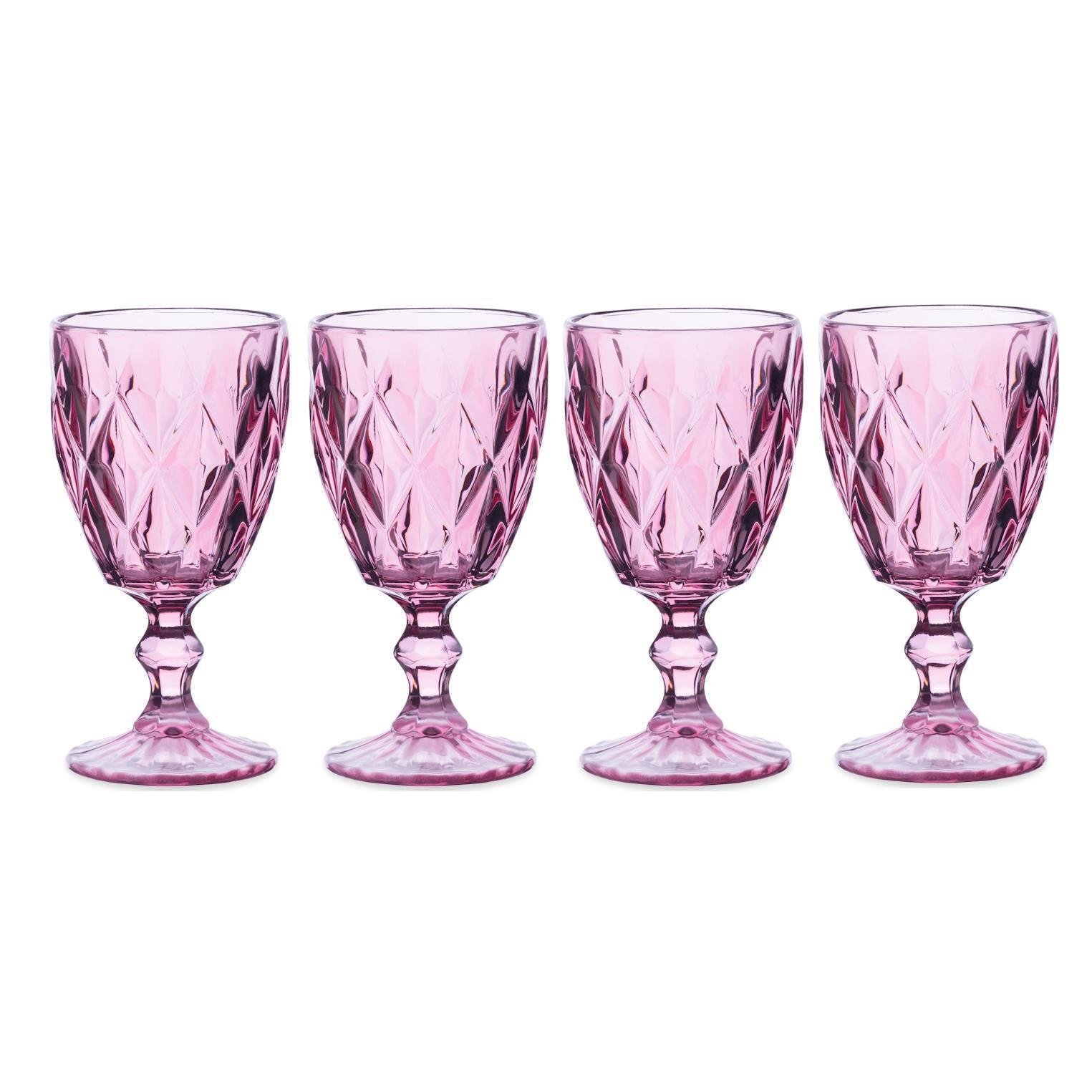Набор бокалов для вина Homla LUNNA 310 мл 4 шт. Розовый (158085) - фото 1 Набор бокалов для вина Homla LUNNA 310 мл 4 шт. Розовый (158085) - фото 1