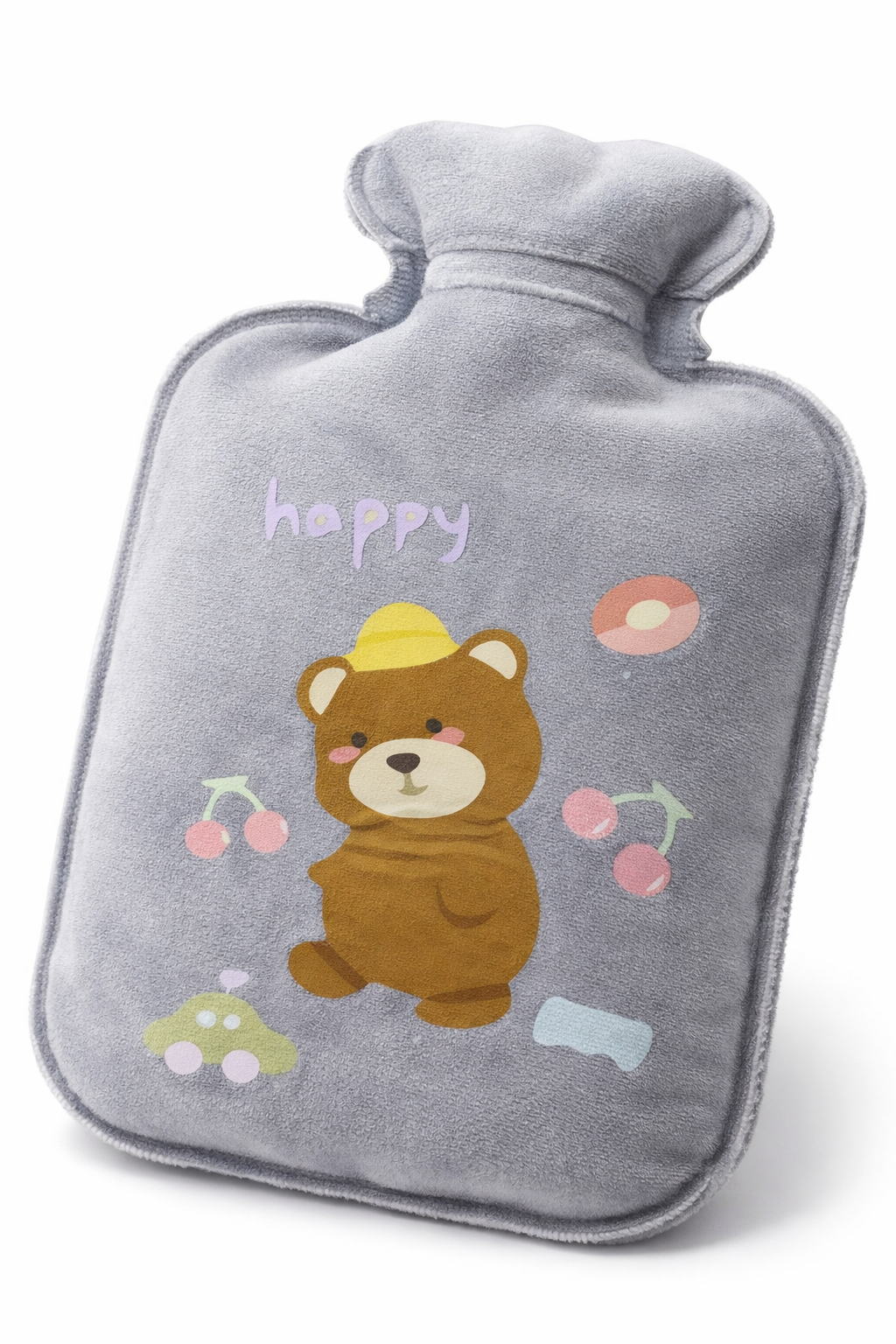 Мини-грелка для горячей воды из микрофибры 450 мл Серый (32123047)
