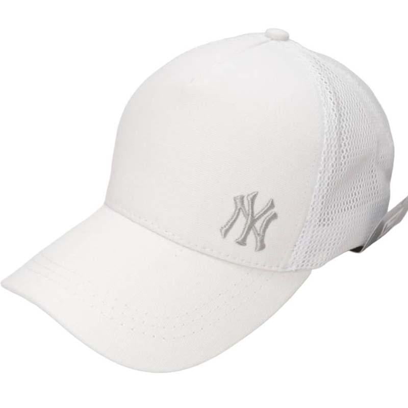 Бейсболка з сіткою unisex з бавовни New York BTH20893 L/57-58 см Білий (108934)