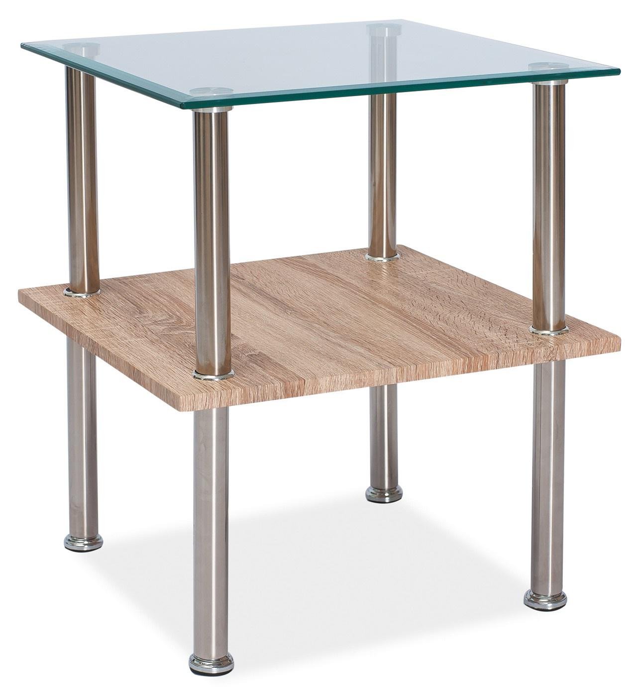 Журнальный стол Ana 50x50x55 Прозрачный