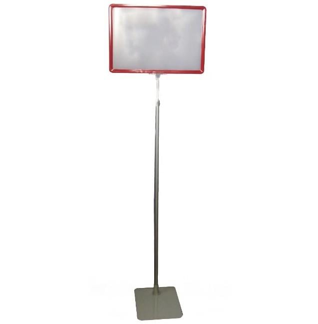 Ценникодержатель напольный с пластиковой рамкой А-4 (AN007658) Ценникодержатель напольный с пластиковой рамкой А-4 (AN007658)