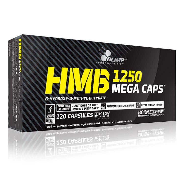 Аминокислота Olimp HMB Mega Caps 1250 мг антикатаболик 120 капс.