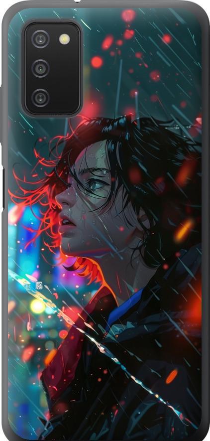 Чехол на Samsung Galaxy A03s A037F Ночные огни (6096t-2381-42517) Чехол на Samsung Galaxy A03s A037F Ночные огни (6096t-2381-42517)