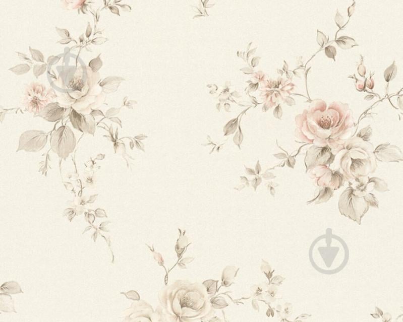 Виниловые обои A.S. Creation Romantico на флизелиновой основе Кремовый (3723-14)