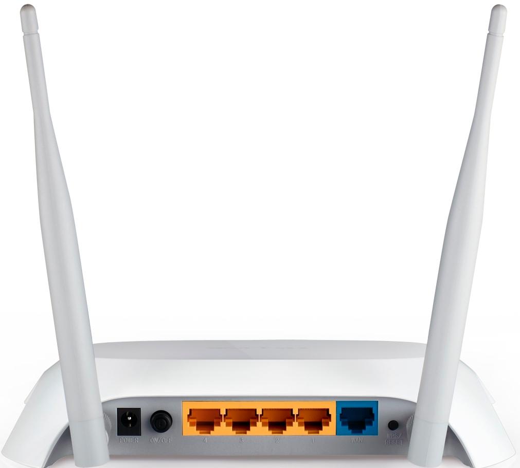 Роутер WI-FI TP-Link TL-MR3420 4хLAN USB 3G MIMO 802.11n 300 Мбит/с - фото 2