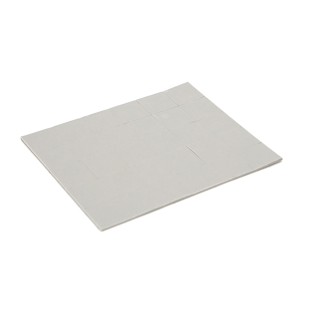 Термопрокладка силіконова Halnziye 15х15х1 мм Світло-сірий (YUT_V2966)