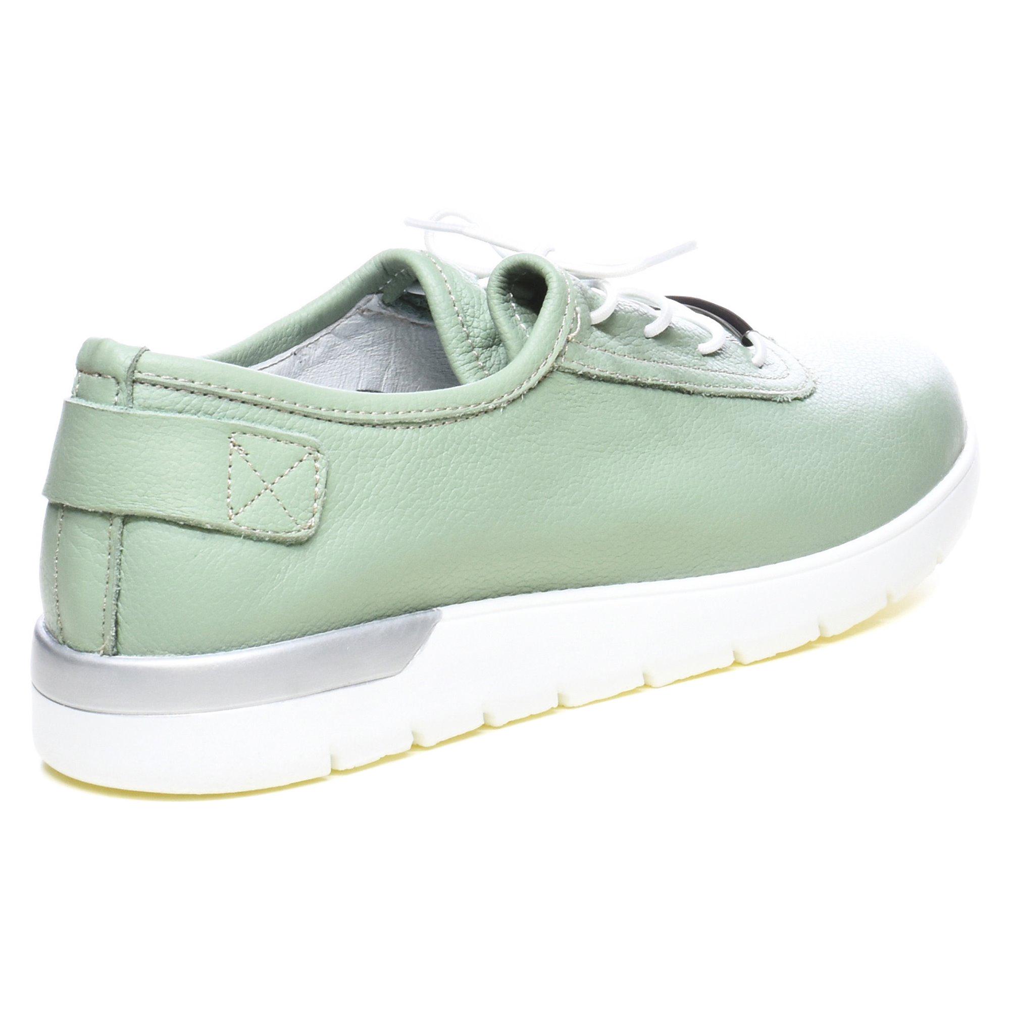 Кеды женские Metra р. 37 Зеленый (035185-37) - фото 2 Кеды женские Metra р. 37 Зеленый (035185-37) - фото 2