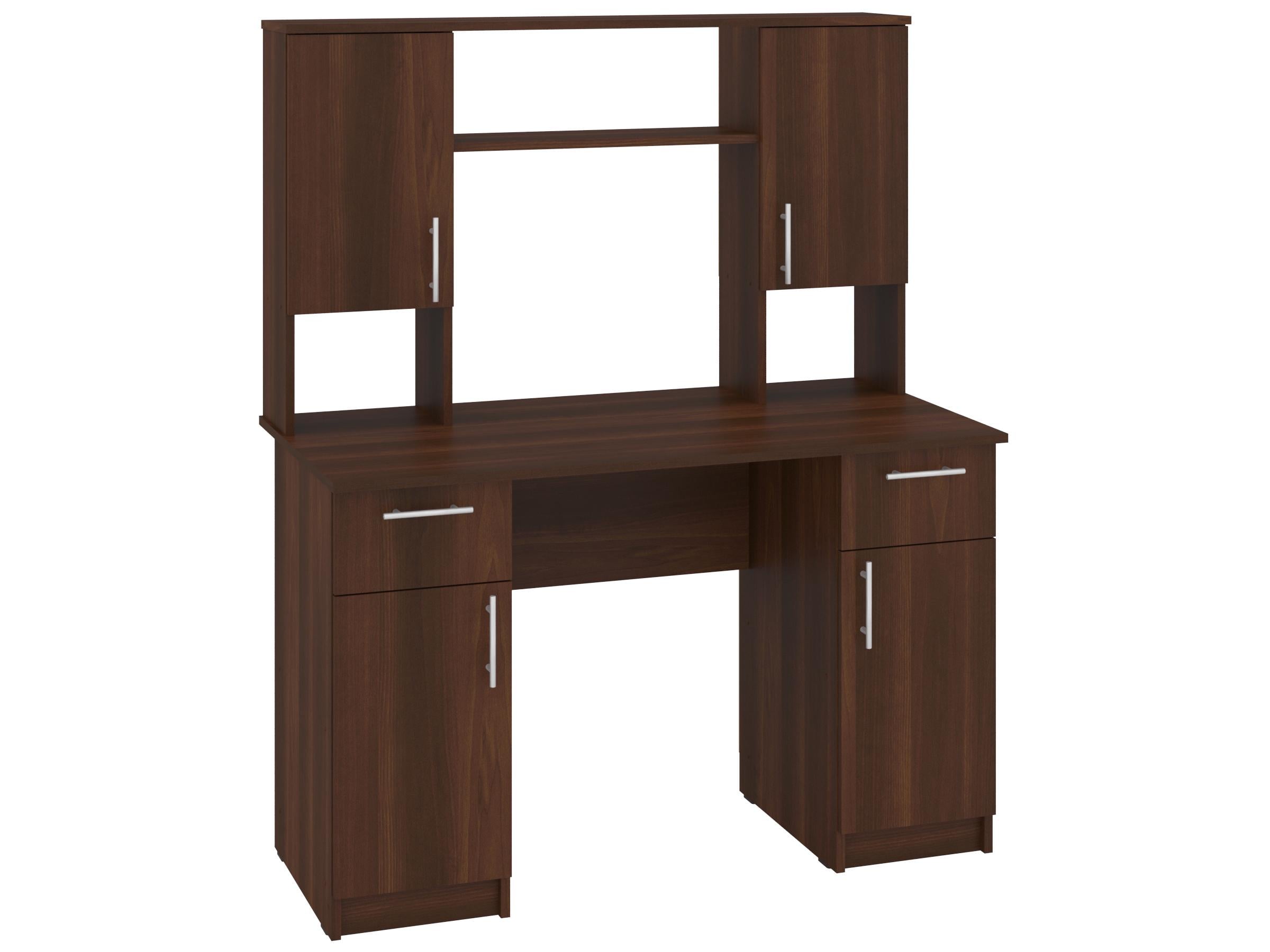 Письмовий стіл PEHOTIN Вектор 120х60х75/147 см Горіх (PN-101290)