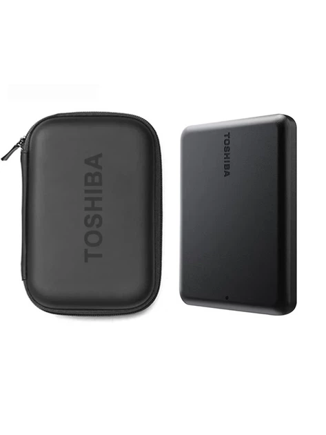 Жесткий диск наружный TOSHIBA A5 1 ТБ USB 3,2 2,5" с защитным кейсом Черный