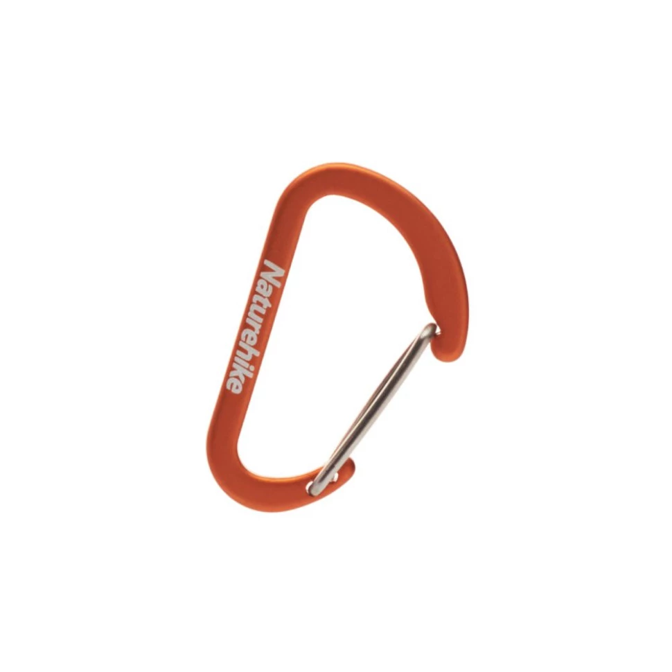 Карабин Naturehike NH15A004-H многофункциональный D-type mini 40 мм Orange (6927595717301)