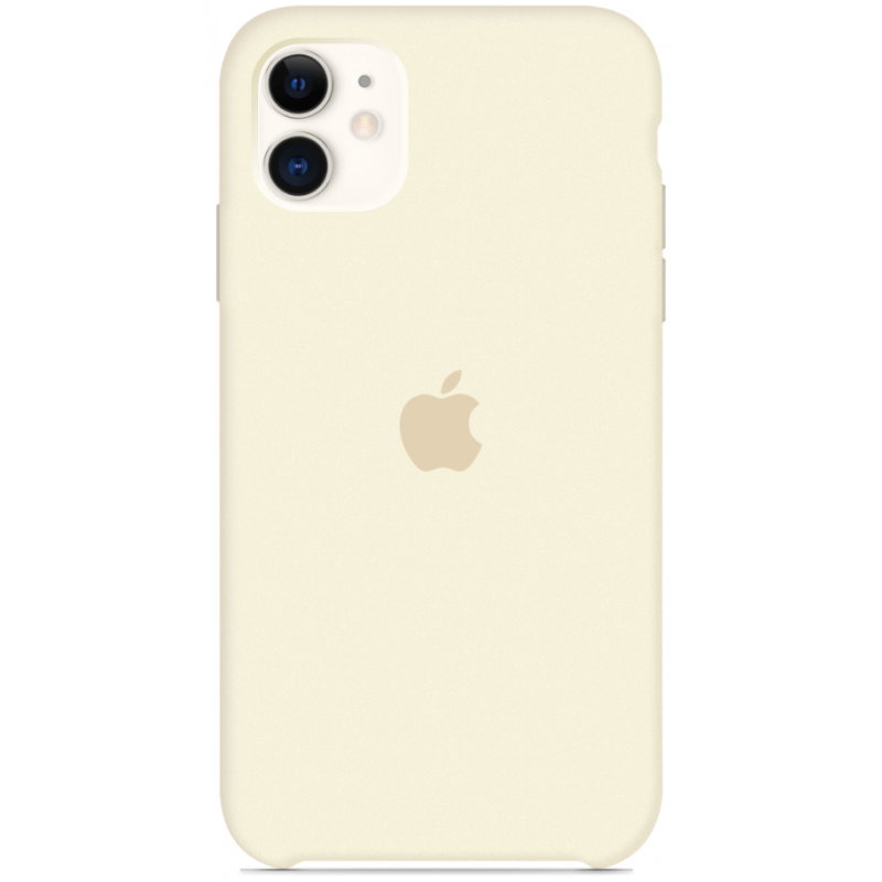 Чехол GoVern Silicone Case Full для Apple iPhone 11 Antique White