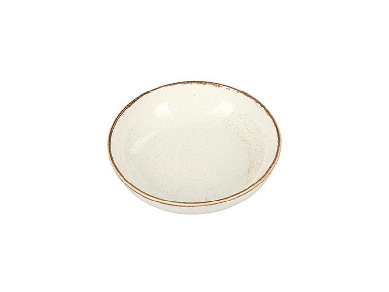 Салатник фарфоровый круглый Porland 415 мл 17 см Beige (368117/B-6)