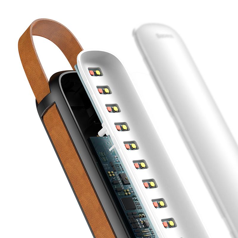 Портативна переносна LED Лампа Baseus Solar Emergency Car Black - фото 6