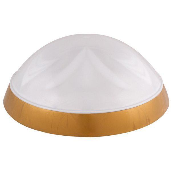 Настінно-стельовий світильник круглий ERKA 1126 D.i.-GB з датчиком руху Золотий/білий E27 IP20 (27550251)