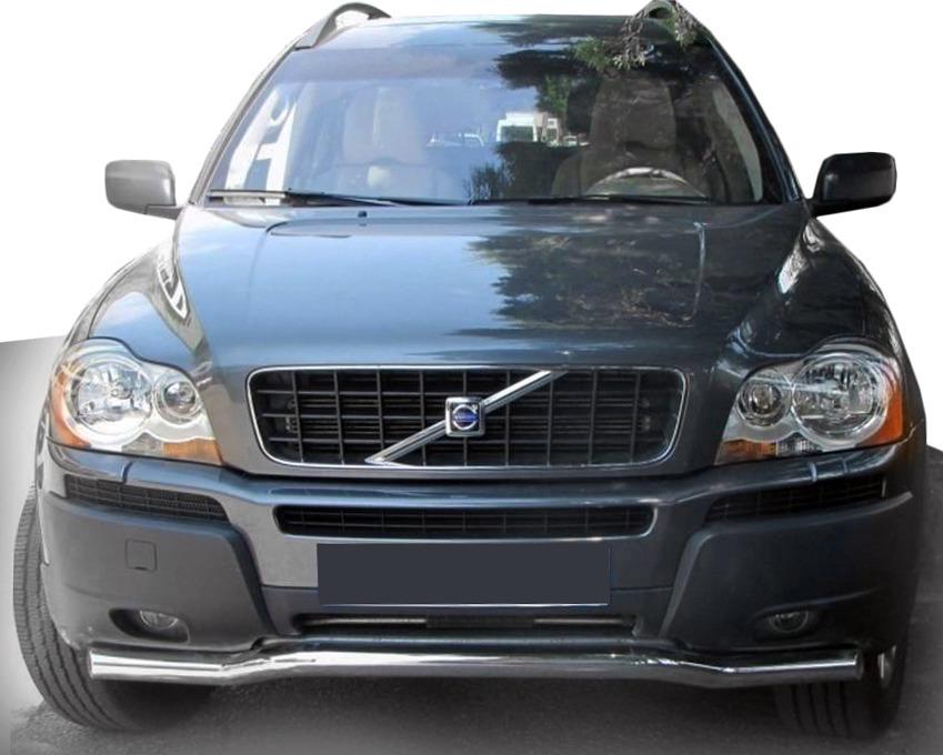 Передняя защита ST006 CAN для Volvo XC60 2009-2017 гг. нержавеющая сталь Хром Передняя защита ST006 CAN для Volvo XC60 2009-2017 гг. нержавеющая сталь Хром