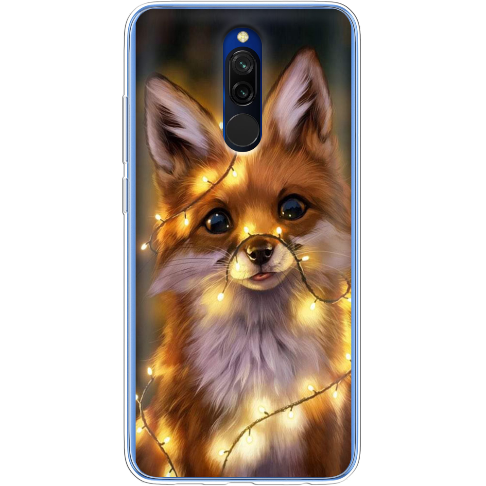 Чохол Boxface Xiaomi Redmi 8 Різдвяна Лисичка Прозорий силікон (38411-up2399-38411)