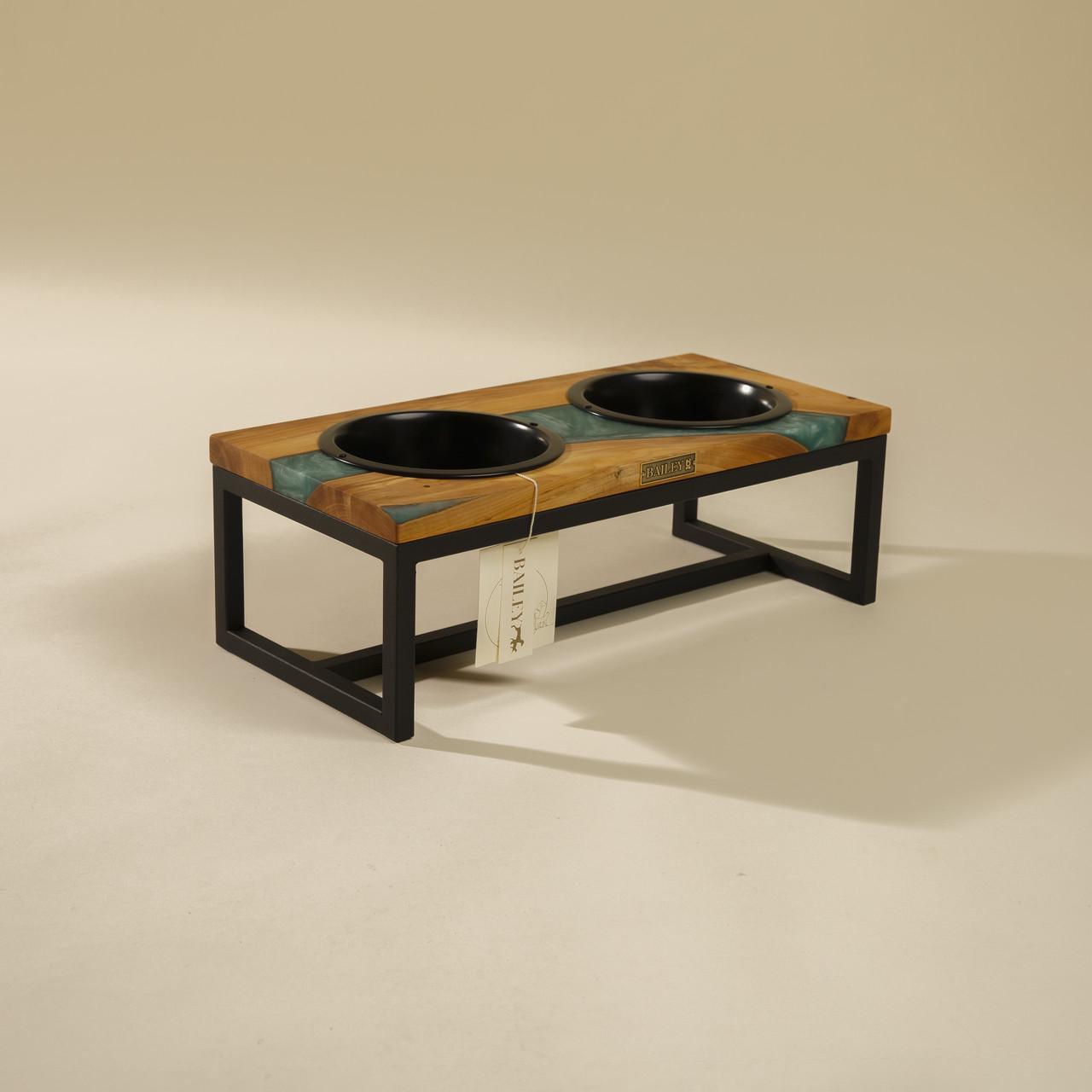 Кормушка для кошек EPOXY WOOD L Ocean (2467079550) - фото 3 Кормушка для кошек EPOXY WOOD L Ocean (2467079550) - фото 3