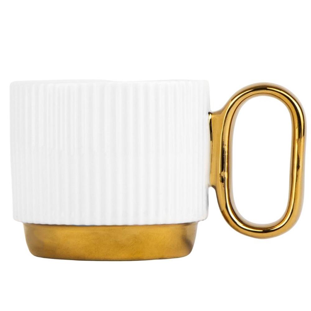 Кружка керамическая Elisey Золотое время 150 мл Белый (9050-010)