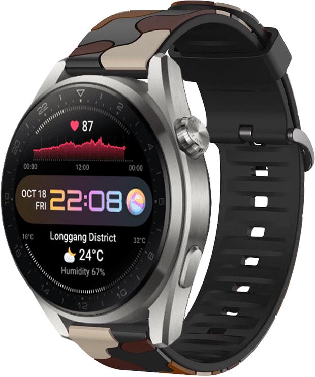 Ремешок Tactic Camouflage для Huawei Watch 3 Pro Khaki (32942-17)