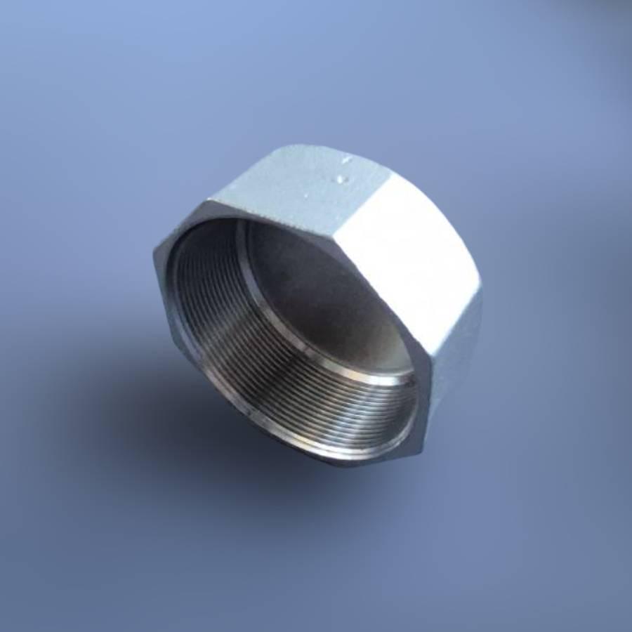 Заглушка різьбова восьмигранна DN80 BSPP н/ж сталь AISI304 Class-150 внутрішня різьба 3" (29203265) - фото 10