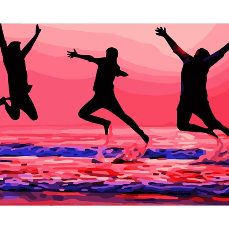 Картина по номерам Strateg Премиум Морской отдых 40x50 см (GS819)