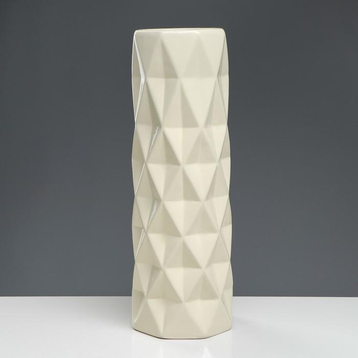 Ваза керамическая BonaDi Полли 42см беж (100378)