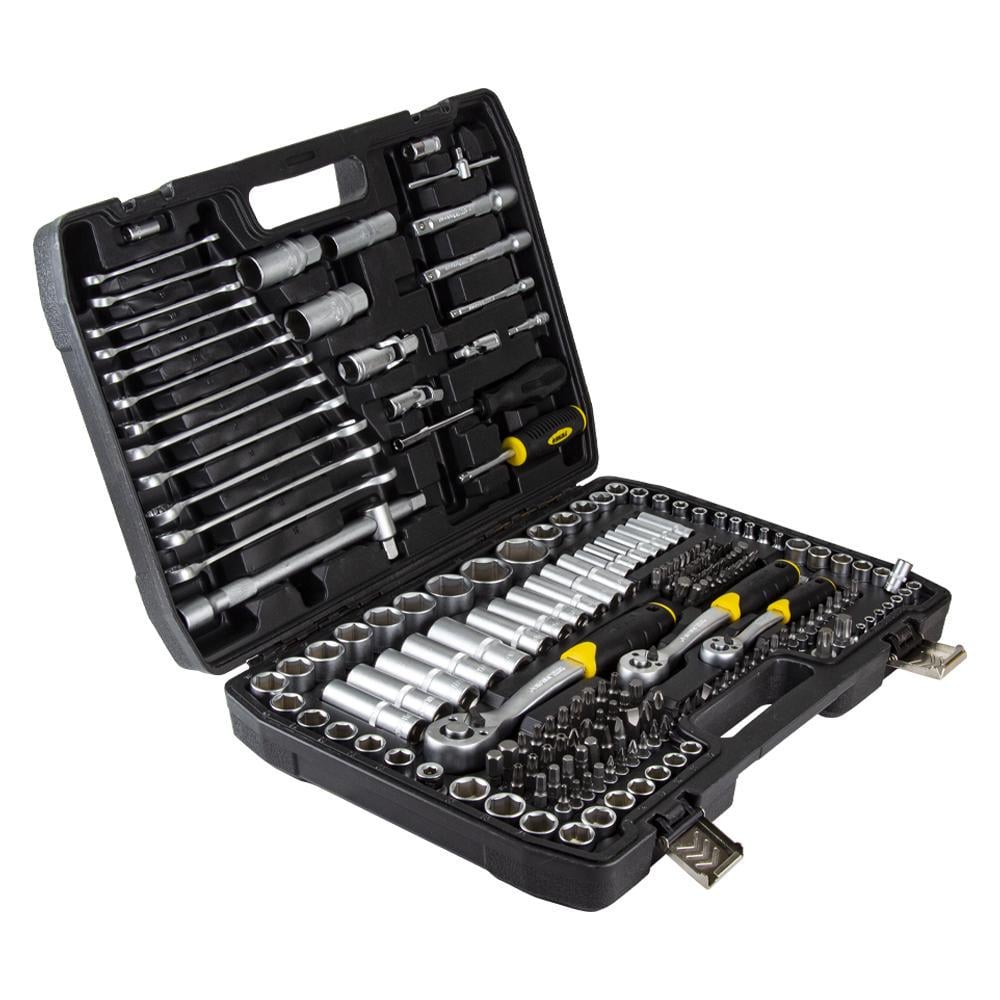 Набір насадок торцевих і біт Sigma CrV 1/4" & 3/8" & 1/2" 216 шт. (6003841) - фото 5 Набір насадок торцевих і біт Sigma CrV 1/4" & 3/8" & 1/2" 216 шт. (6003841) - фото 5