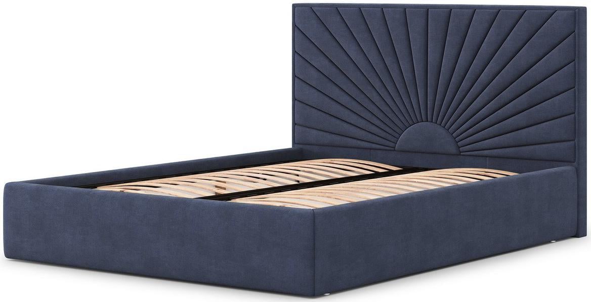 Ліжко Allure Монголія з підйомним механізмом 180х200 см Navy - фото 1 Ліжко Allure Монголія з підйомним механізмом 180х200 см Navy - фото 1