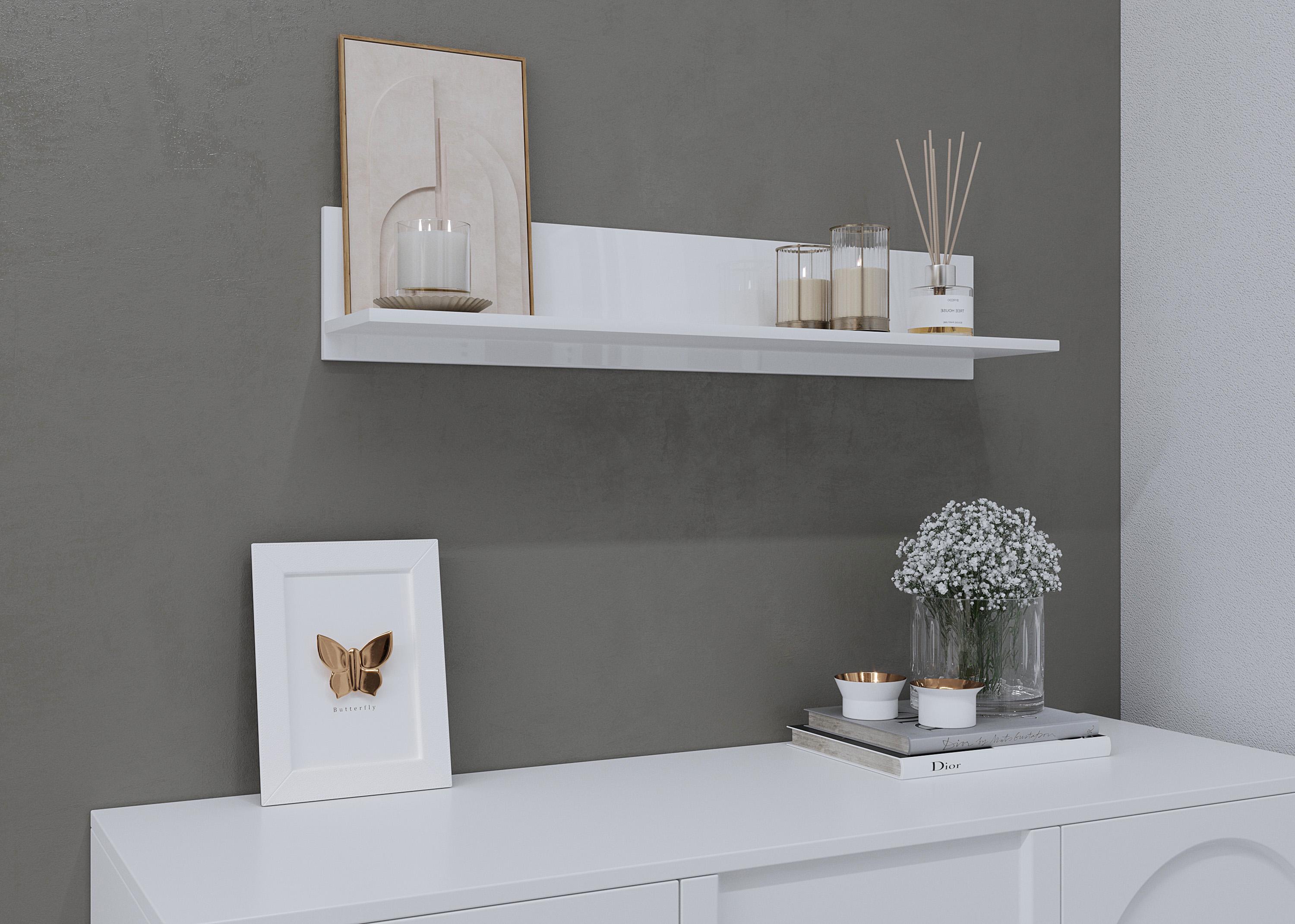 Полка навесная ST-22 800x150x166 Белый (sr25-st22-white)