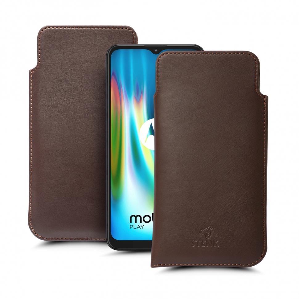 Футляр Stenk Elegance для Motorola Moto G9 Play Коричневый (66105) Футляр Stenk Elegance для Motorola Moto G9 Play Коричневый (66105)